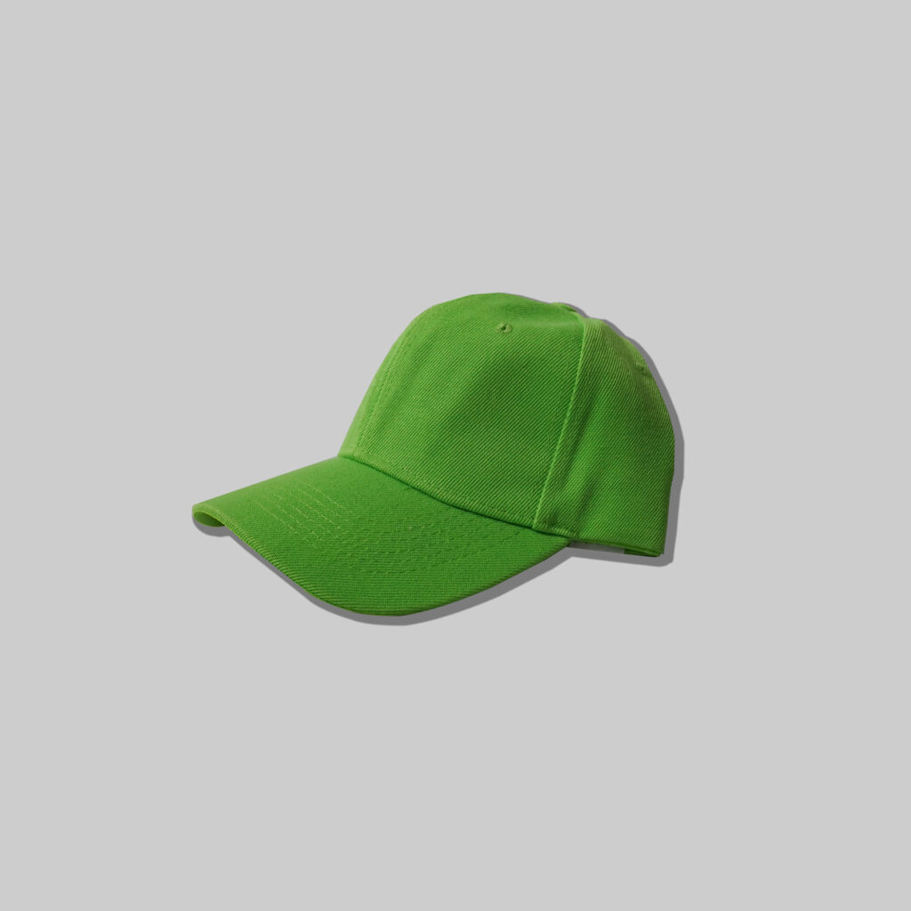Lime green baseball cap GRAY